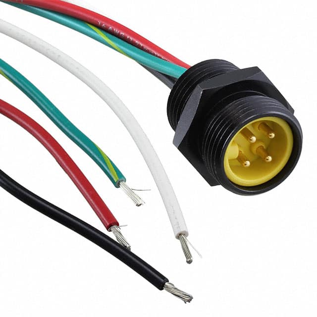 MN41PW02M010 CBL 4POS MALE TO WIRE 3.28'