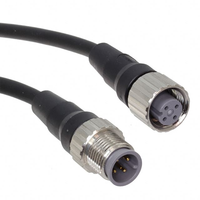 XS2WM12PVC4SS10M CBL 4POS MALE TO FMALE 32.8'