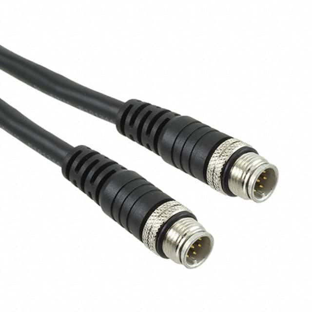 CCA-000-M02R195 CBL 8POS MALE TO MALE 6.56'