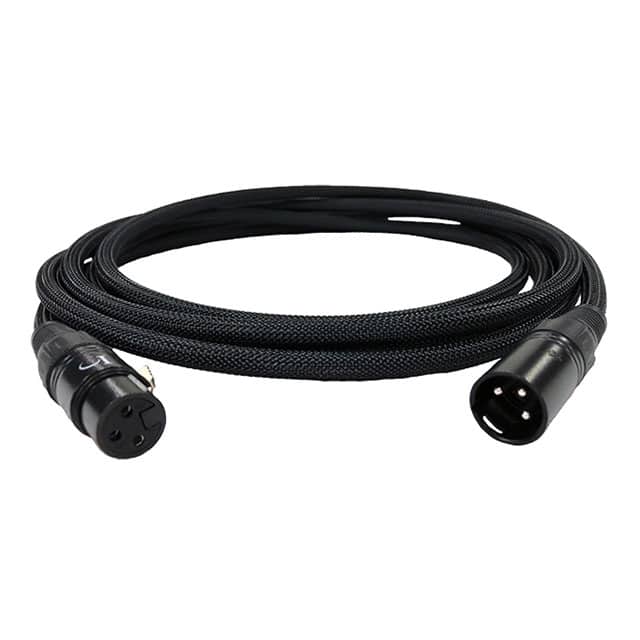 IO-XLR3-3-X CBL 3POS MALE TO FMALE 3'