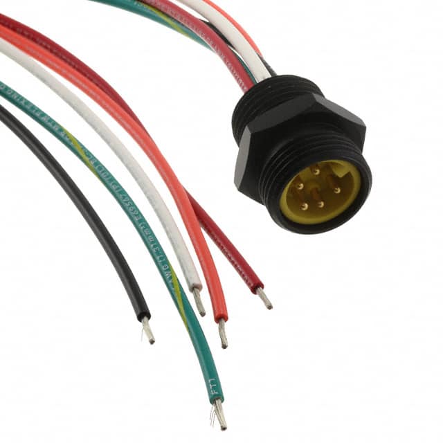 MN51PW02M010 CBL 5POS MALE TO WIRE 3.28'