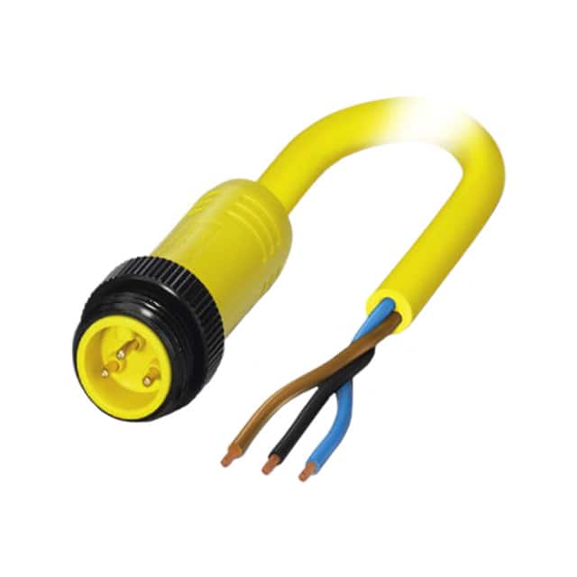 1416577 CBL 3POS MALE TO WIRE 32.8'