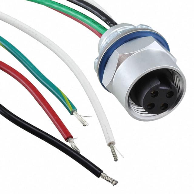 P29037-M1 CBL 4POS FMALE TO WIRE 3.28'