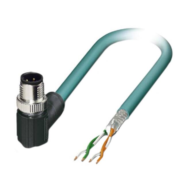 1408734 CBL 4POS MALE TO WIRE 16.4'