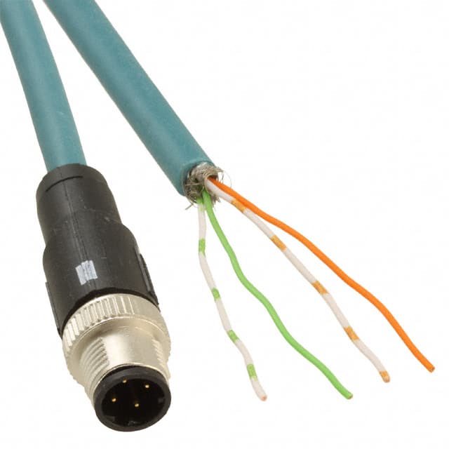 1408727 CBL 4POS MALE TO WIRE 16.4'