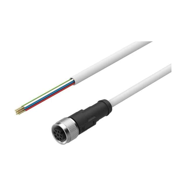 NEBC-M12G8-E-5-N-B-LE8 CBL 8POS FMALE TO WIRE 16.4'