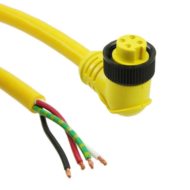 1300060902 CBL 4POS FMALE TO WIRE 6'