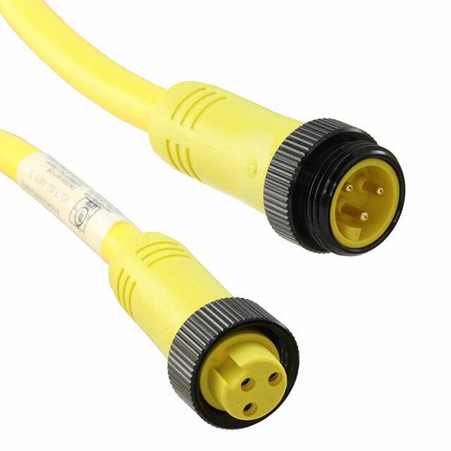 MN37A4AC01M050 CBL 3POS MALE TO FMALE 16.4'