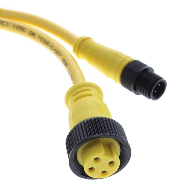 1300100132 CBL 4POS MALE TO FMALE 3.28'