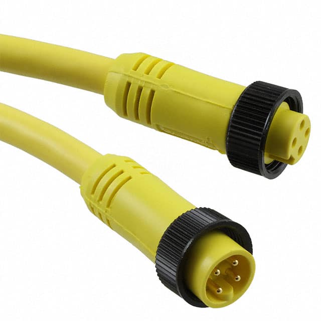 1300100525 CBL CIRC 4POS MALE TO FEM 6.00'