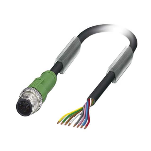 1522529 CBL 8POS MALE TO WIRE 32.8'