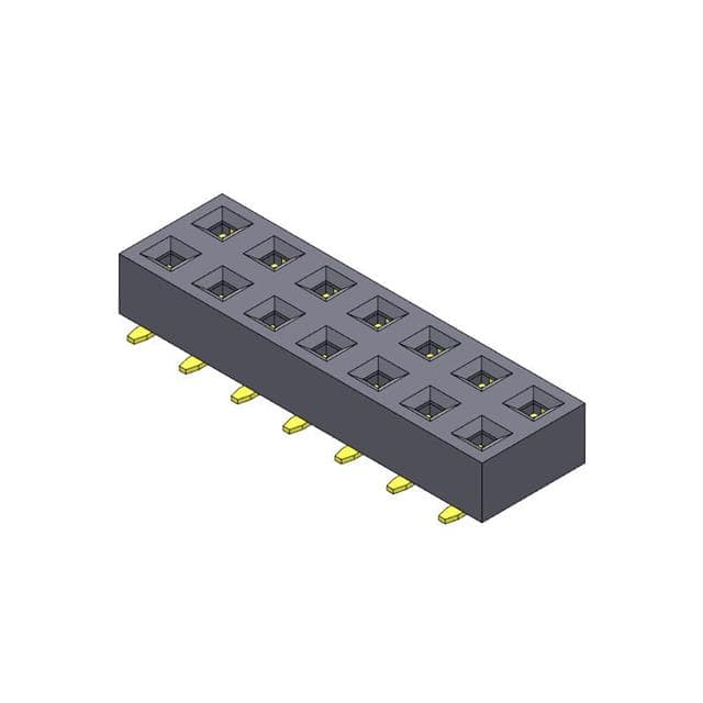 CSFC206-0702B001R1AF 2.00MM FEMALE HEADER DUAL ROWS S