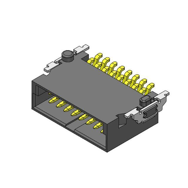 GBED204-0879B001C1AD PITCH 1.27MM MALE SMC Q TYPE SMT