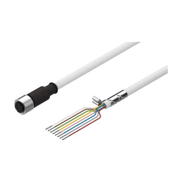 NEBM-M12G8-E-5-LE8 CBL 8POS FMALE TO WIRE 16.4'