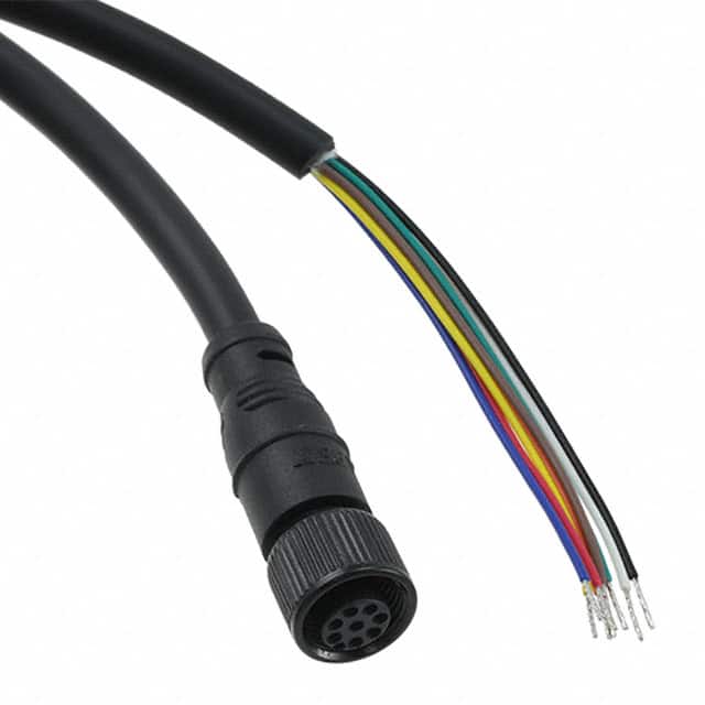D40ML-CBL-M12-10M CBL 8POS FMALE TO WIRE 32.8'