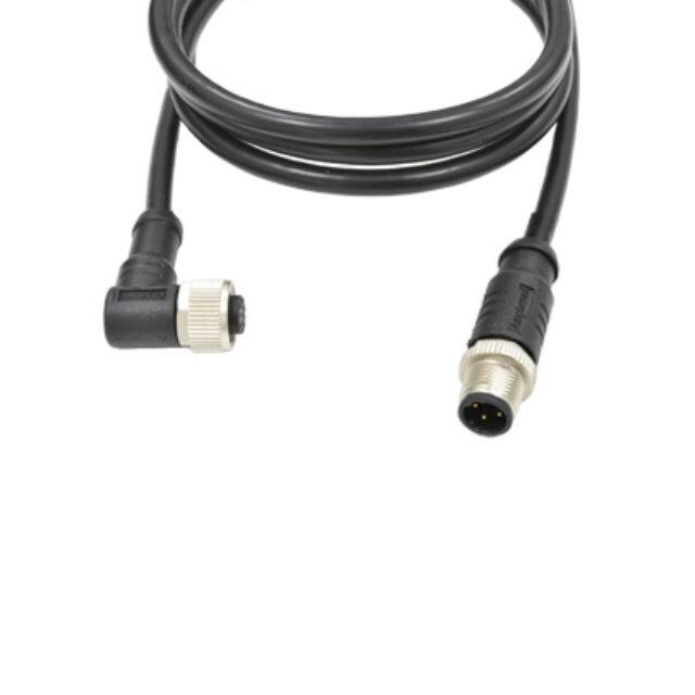 M12D04ML-12DFR-SDA05 CBL 4POS MALE TO FMALE 1.64'