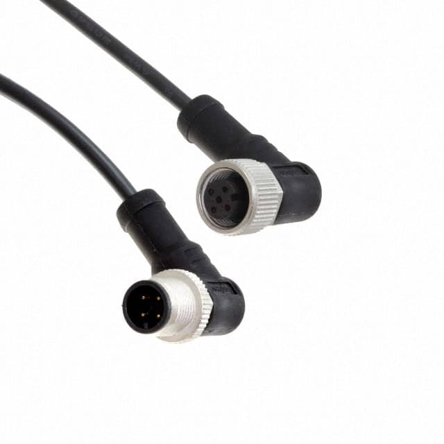 M12A04MR-12AFR-SB001 CBL 4POS MALE TO FMALE 3.28'