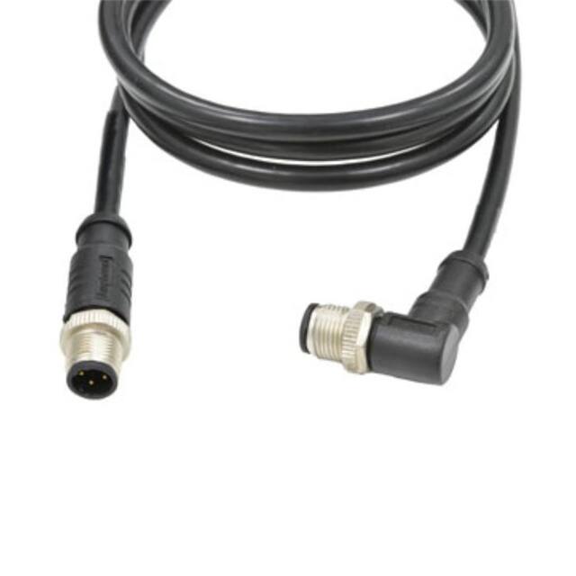 M12A05ML-12AMR-SD001 CBL 5POS MALE TO MALE 3.28'