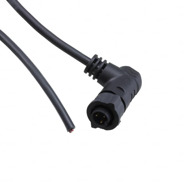 BD-03AFMM-QR8D01 CBL 3POS MALE TO WIRE 3.28'