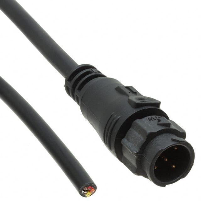 BD-05AMMM-QL8D01 CBL 5POS MALE TO WIRE 3.28'