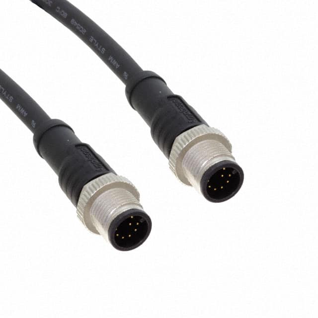 M12A10ML-12AML-SB001 CBL 10POS MALE TO MALE 3.28'