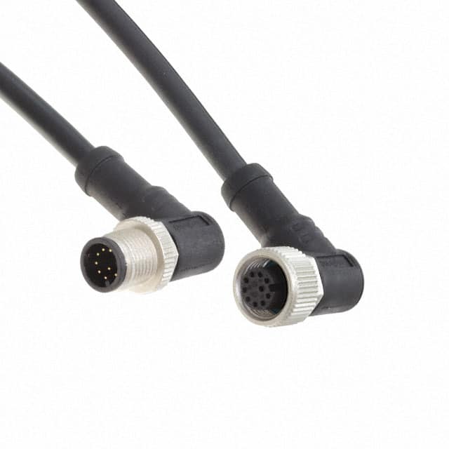 M12A10MR-12AFR-SDA05 CBL 10POS MALE TO FMALE 1.64'