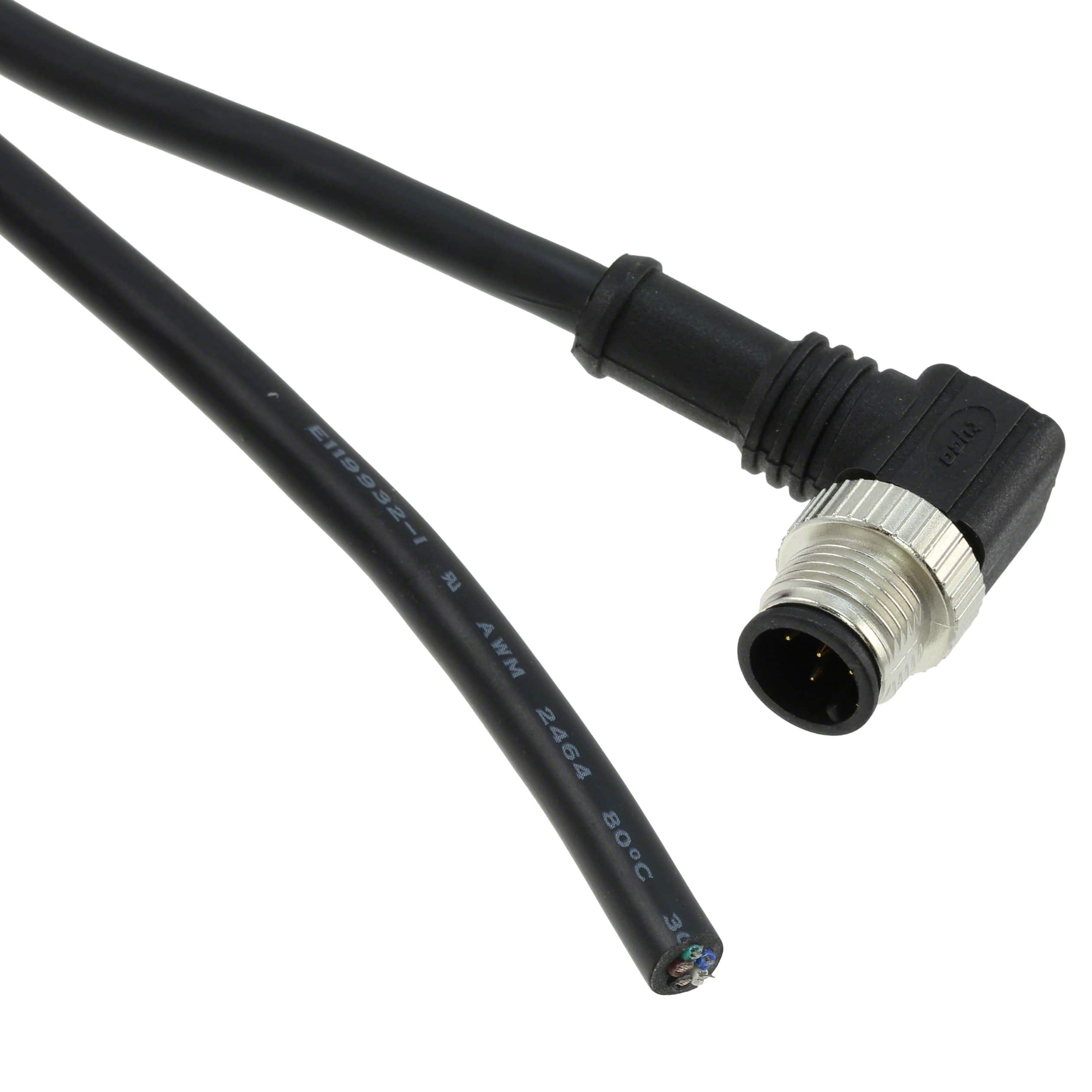 1838252-3 CBL 5POS MALE TO WIRE 16.4'