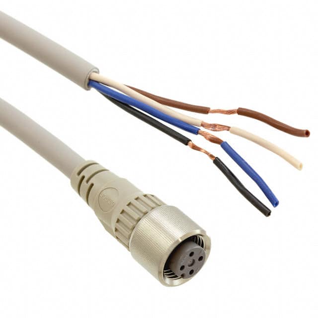 XS2F-E421-D80-F CBL 4POS FMALE TO WIRE 6.56'