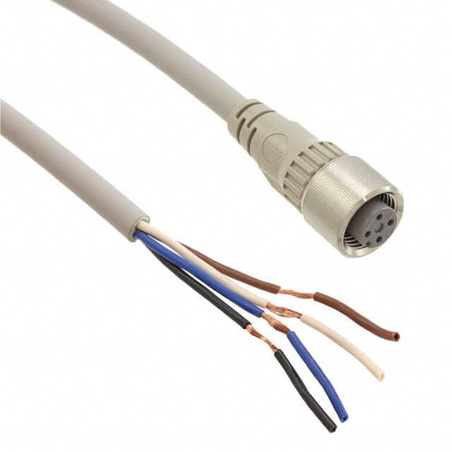 XS2F-E421-G80-F CBL 4POS FMALE TO WIRE 16.4'