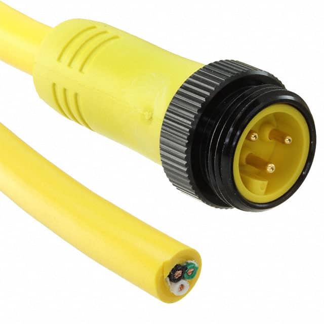 MN37AC01M050 CBL 3POS MALE TO WIRE 16.4'