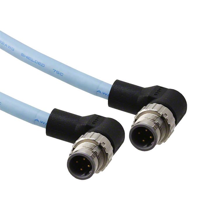 XS5W-T422-BM2-K CBL 4POS MALE TO FMALE 1.64'