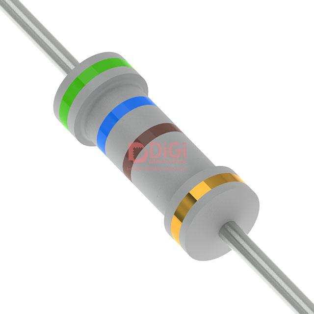 R3J1K5 The Ohmite R3J1K5 is a wirewound through-hole resistor with a resistance of 1.5 kΩ and a tolerance of ±5%. It is rated for 3W of power.
