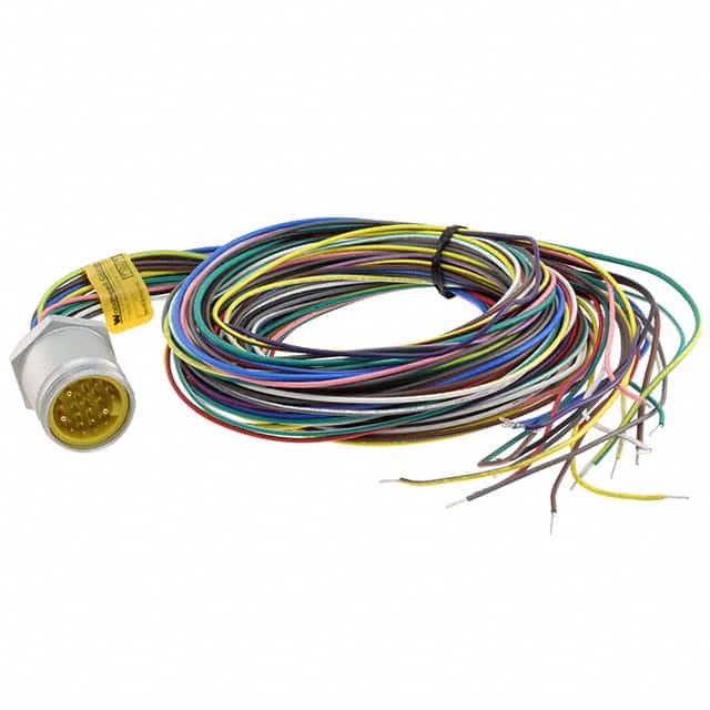 1300150112 CBL 19POS MALE TO WIRE 6.56'