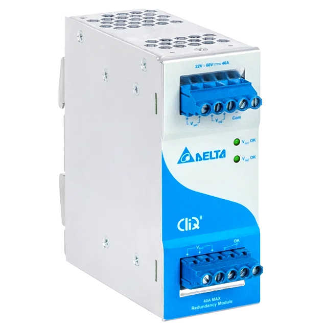 DRR-40N The Delta Electronics DRR-40N is a redundancy module designed for use with CliQ II Power Supplies. It offers RoHS3 compliance and an MSL 1 rating.
