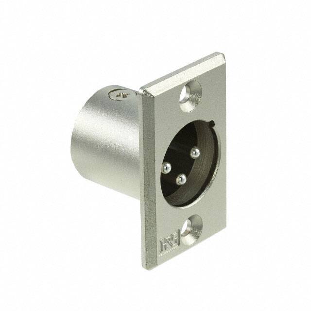 HA16R-3P(76) CONN RCPT MALE 3P SILV SLDR CUP