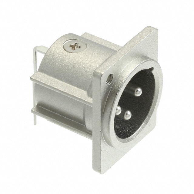 HA16RM-3PB(76) CONN RCPT MALE 3POS SILVER SLDR