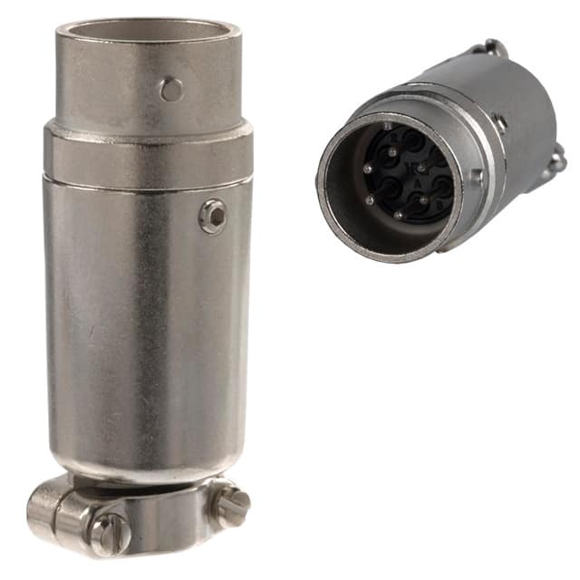 RM12BJB-6PH CONN JACK MALE 6P SILV SLDR CUP