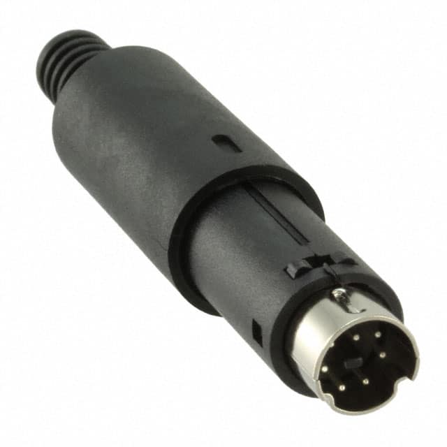 MD-70 CONN PLUG MALE MINI DIN 7P SLDR