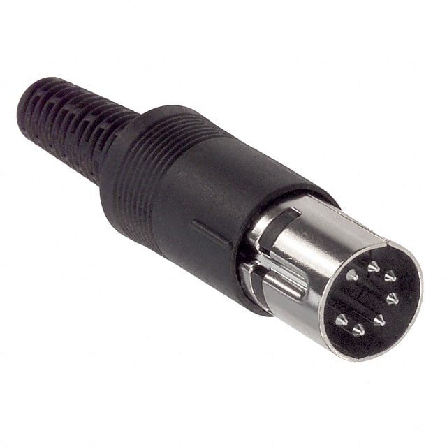 SD-70 CONN PLUG MALE DIN 7P SOLDER CUP