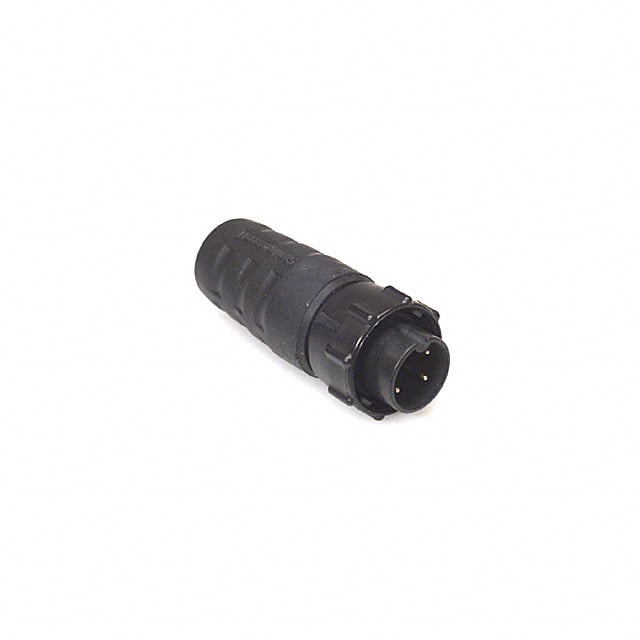 EN3C4M CONN PLUG MALE 4P GOLD SLDR CUP