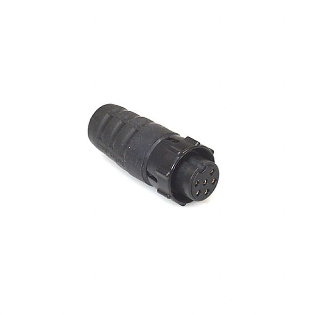EN3C6F CONN PLUG FMALE 6P GOLD SLDR CUP