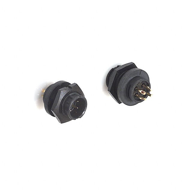 EN3P4M CONN RCPT MALE 4P GOLD SLDR CUP