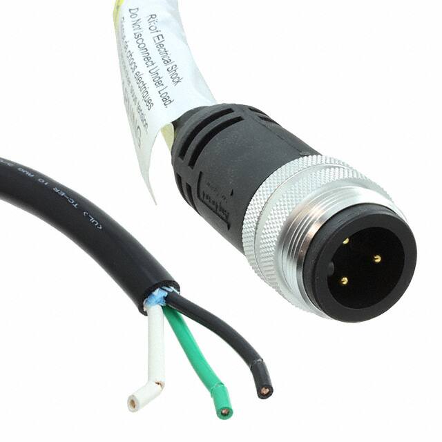 P29000-M10 CBL 3POS MALE TO WIRE 32.8'