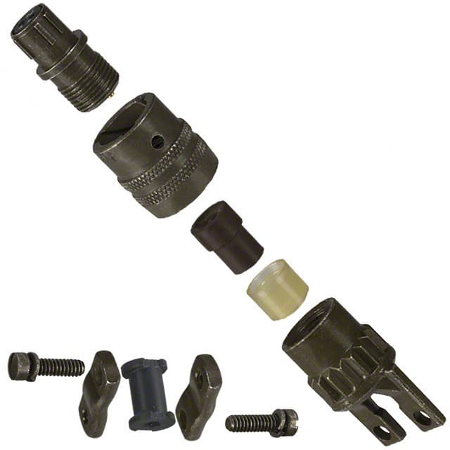 MS3116F-8-2S CONN PLUG FMALE 2P GOLD SLDR CUP