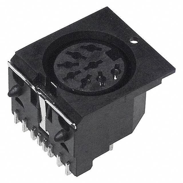 SDS-80J-SMT CONN RCPT FMALE DIN 8POS SOLDER