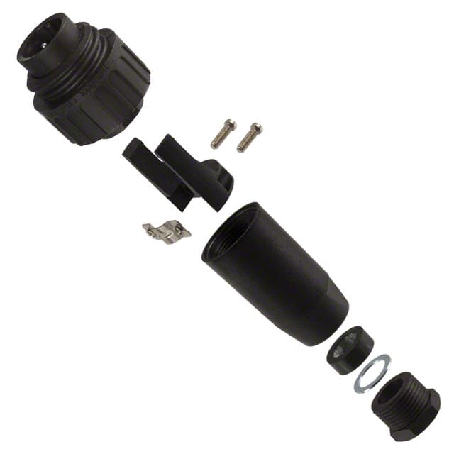 T3108 001 CONN PLUG MALE 4POS SILVER SCREW