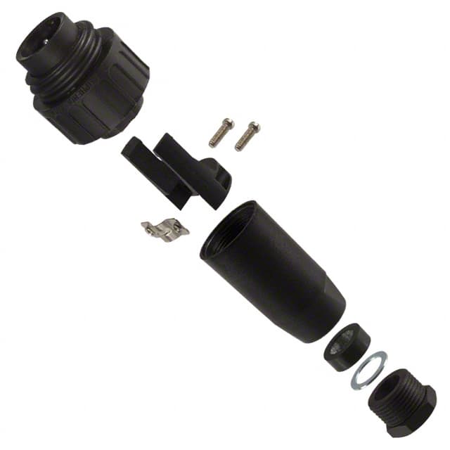 T3108 101 CONN PLUG MALE 4POS SILVER SCREW