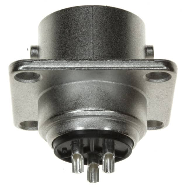 RM12BRB-3PH CONN RCPT MALE 3P SILV SLDR CUP