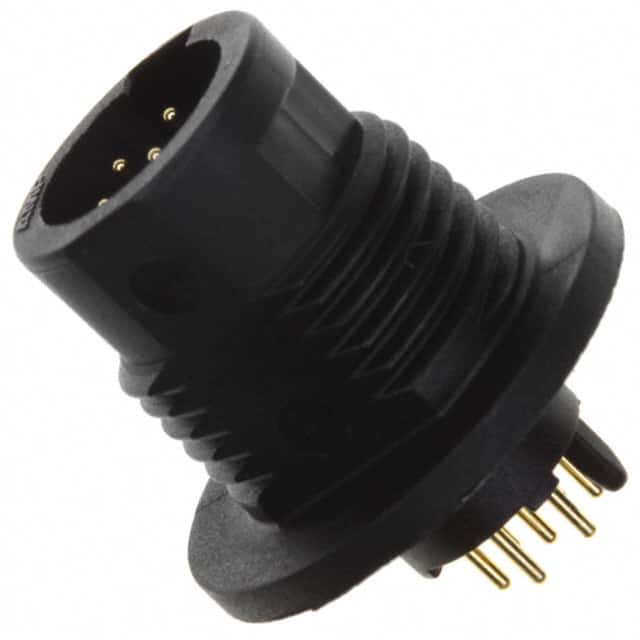 1445720-1 CONN RCPT MALE 7POS GOLD SOLDER