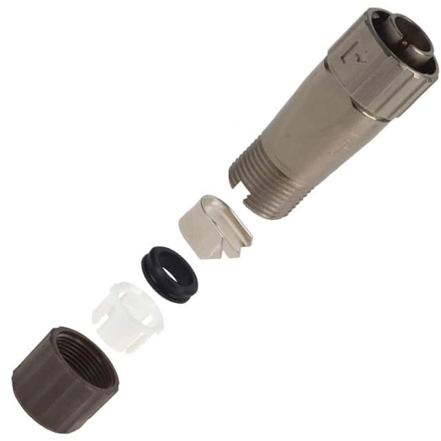 LF07WBP-3P CONN PLUG MALE 3P GOLD SLDR CUP
